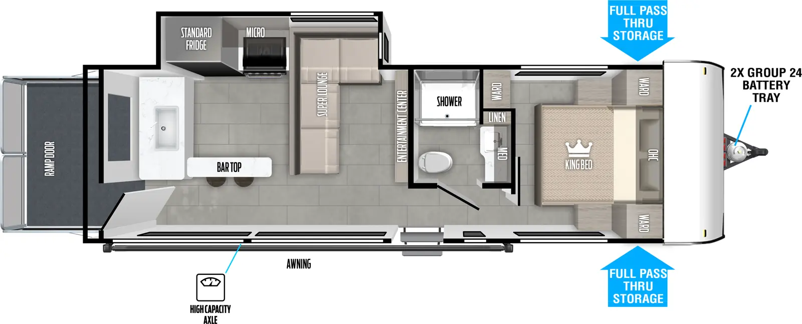 Salem Fsx 269VC Floorplan